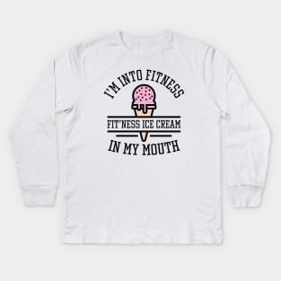 I’m Into Fitness Kids Long Sleeve T-Shirt